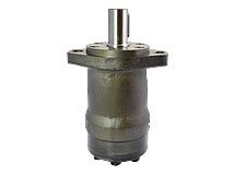 Ansicht von unten Hydraulikmotor (Zahnringmotor) Typ: OMP