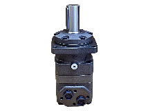 Draufsicht Zahnringmotor Vierlochflansch Typ: OMT