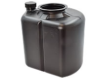 Rückansicht 6,2l Öltank Kunststoff für FLEXePump 