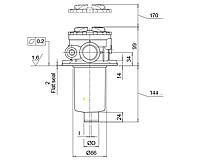 Technische Zeichnung FI-RF100.