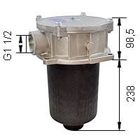 Rücklauffilter, 240 l/min, Typ 240