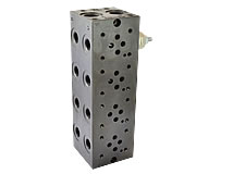 Gr. 4 Mehrfachanschlussplatte mit Druckbegrenzungsventil