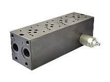 Ansicht von unten Gr. 4 Mehrfachanschlussplatte