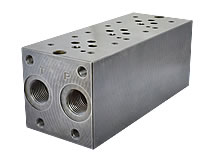 Ansicht von unten Mehrfachanschlussplatte