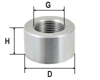 Anschweiß-Gewindebuchse