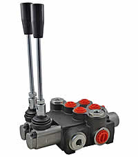 Doppeltwirkender Mehrfach-Handhebelsteuerblock