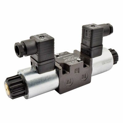 4/3-Wegeventil, direktgesteuert, Nenngr&ouml;&szlig;e 6 (Symbol E), 230V