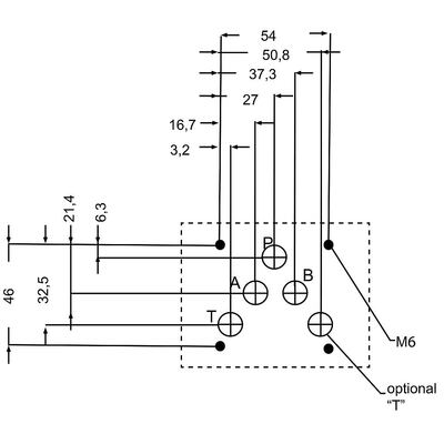 Mehrfachanschlussplatte, Nenngr&ouml;&szlig;e 10