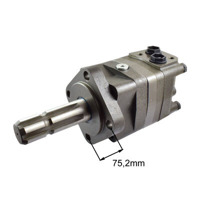 Hydraulikmotor mit Zapfwelle | 125ccm/U | 600U/min