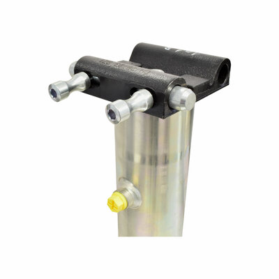 St&uuml;tzzylinder, einfachwirkend, mit R&uuml;ckholfeder