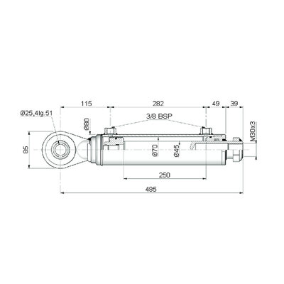 CH-747/B1 Technische Zeichnung