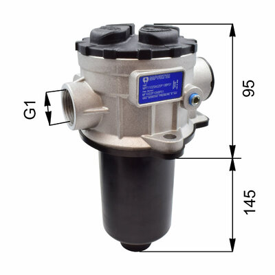R&uuml;cklauffilter 100 l/min, G1