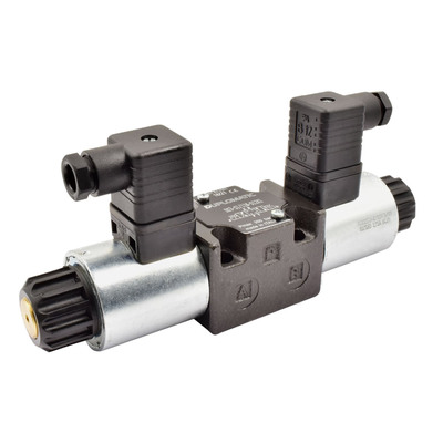 4/3-Wegeventil, direktgesteuert, Nenngr&ouml;&szlig;e 6 (Symbol H), 12V