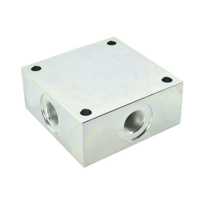 Anschlussplatte seitlich, Nenngr&ouml;&szlig;e 6 R&uuml;ckansicht