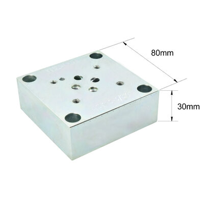 Anschlussplatte, Nenngr&ouml;&szlig;e 6