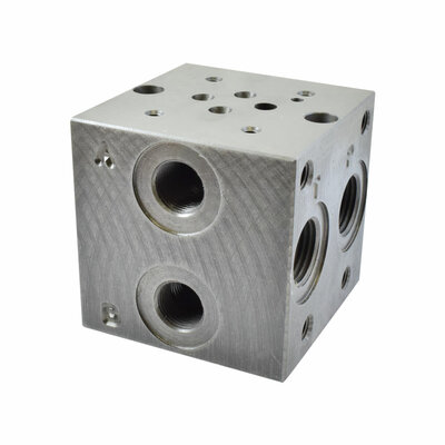 Mehrfachanschlussplatte, NG 6, 1 Sektion