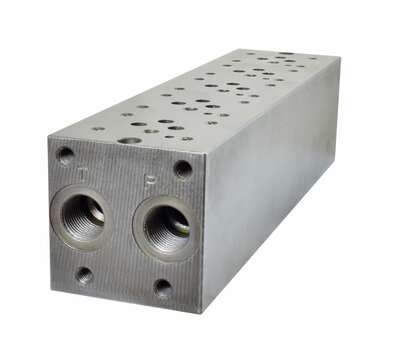 Mehrfachanschlussplatte, NG 6, 5 Sektionen