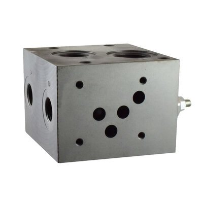 Mehrfachanschlussplatte mit Druckbegrenzungsventil, Nenngr&ouml;&szlig;e 10