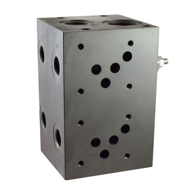 Mehrfachanschlussplatte mit Druckbegrenzungsventil, Nenngr&ouml;&szlig;e 10