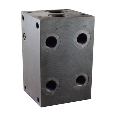 Mehrfachanschlussplatte mit Druckbegrenzungsventil, Nenngr&ouml;&szlig;e 10