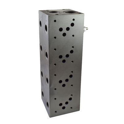 Mehrfachanschlussplatte mit Druckbegrenzungsventil, Nenngr&ouml;&szlig;e 10