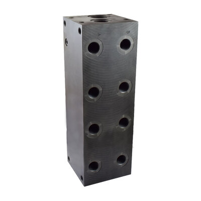 Mehrfachanschlussplatte mit Druckbegrenzungsventil, Nenngr&ouml;&szlig;e 10