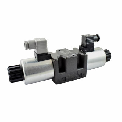 4/3-Wegeventil, direktgesteuert, Nenngr&ouml;&szlig;e 10 (Symbol E), 24V