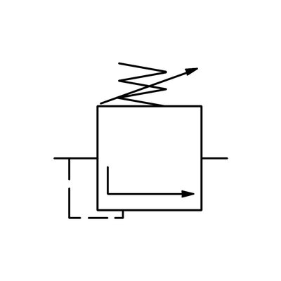 OC-DBV030-G1/2-350 Schaltsymbol