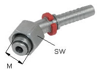  Schlaucharmatur leichte Reihe Typ DKOL 45 