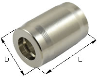  Edelstahl-Pressfassung Typ PF-SN-VA 