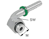  Schlaucharmatur UNF-flachdichtend Typ ORFS 90