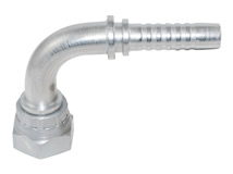 Edelstahl-Schlaucharmatur zöllig BSP60° Typ DKR90