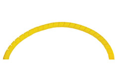 Schlauchschutz-Kunststoffwendel Gelb