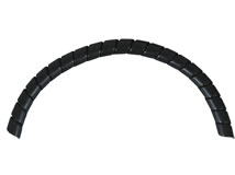 Schlauchschutz-Kunststoffwendel Schwarz