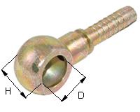  Ringnippel für metrische Hohlschrauben 