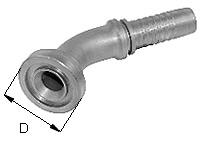  Schlaucharmatur mit SAE-Flansch (leicht) Typ SFL 45 