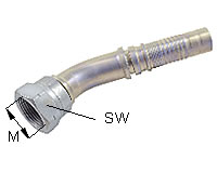  Multispiral-Armatur UNF (JIC 37°) Typ DKJ 45