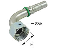  Multispiral-Armatur UNF-flachdichtend Typ ORFS 90
