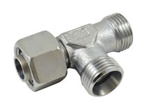 Isometrische Ansicht Einstellbare L-Verschraubung Typ XEL