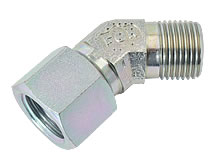 Einstellbare W-Verschraubung 45° 