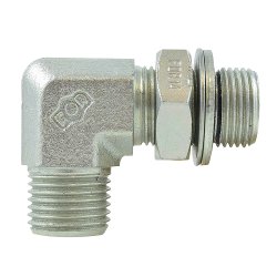 Seitenansicht Einstellbare ORFS Winkeleinschraubverschraubung