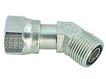 einstellbare ORFS 45° Winkel-Verschraubung