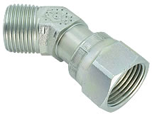 einstellbare ORFS 45° Winkel-Verschraubung