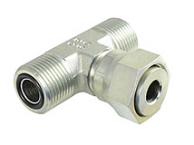 einstellbare ORFS T-Verschraubung