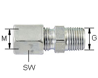 Gerade Einschraubverschraubung mit Schneidring Typ GE