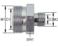 Gerade Reduzierverschraubung, Typ XGR