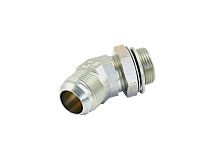 Isometrische Ansicht 45°- einstellbare Winkelaufschraubverschraubung