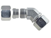 Explosionsbild Einstellbare W-Verschraubung Typ 45EVW