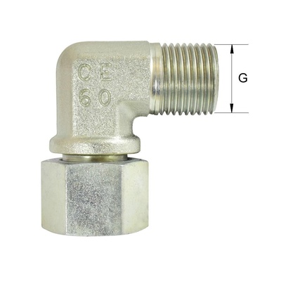 BSP-EVW08 Einstellbare W-Verschraubung Typ EVW BSP60&deg; G1/2A