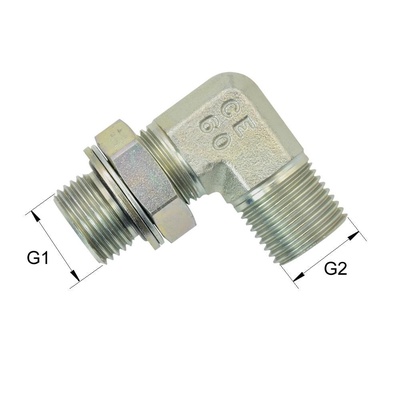 BSP-EWE10-G1/2A Winkel Einschraubverschraubung 90&deg; BSP60&deg; G1/2A auf G5/8A
